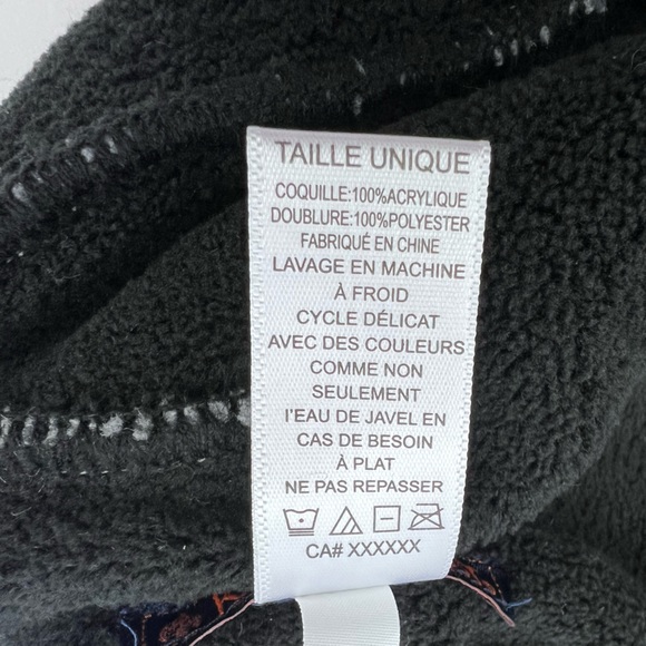 RAINFOREST BEANIE HAT, GREY & CHARCOAL, LINED WITH FLEECE FOR WARMTH, UNISEX - Picture 11 of 16